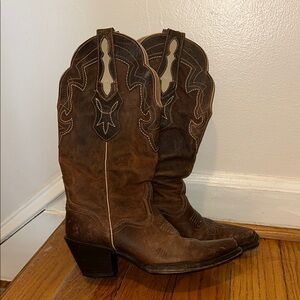 SOLD! Brown Western Cowboy Boots